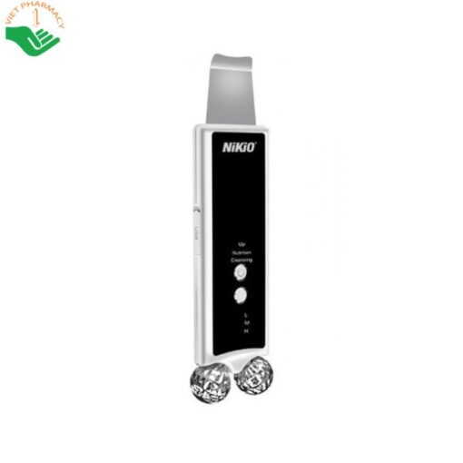 Máy massage nâng cơ mặt kết hợp cà sủi da tẩy tế bào chết Nikio NK-122 dòng cao cấp