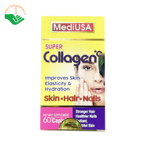 Viên uống đẹp da MediUSA Super Collagen + C