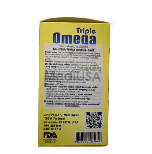 MediUSA Triple Omega 3 6 9