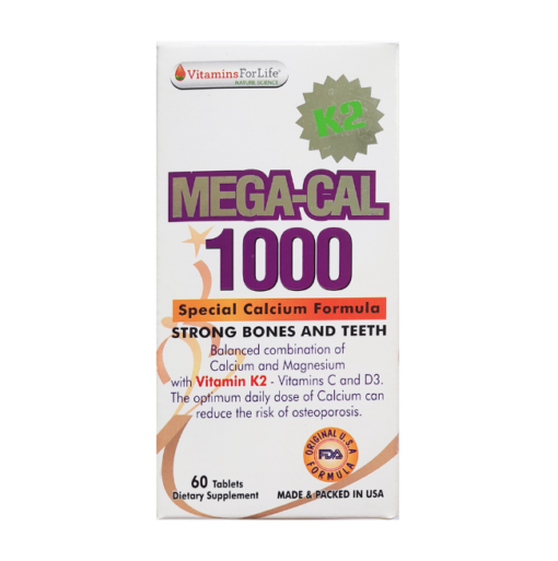 Mega Cal K2 1000 - Hỗ trợ bổ sung canxi