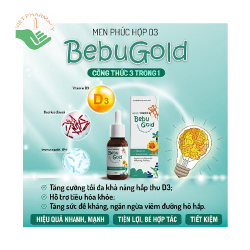 Men phức hợp D3 Bebu Gold