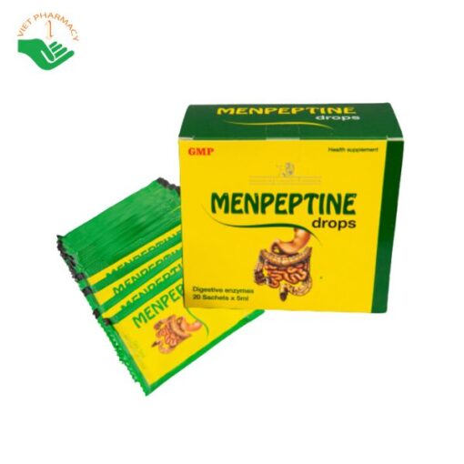 Men tiêu hoá Menpeptine Drops dạng gói