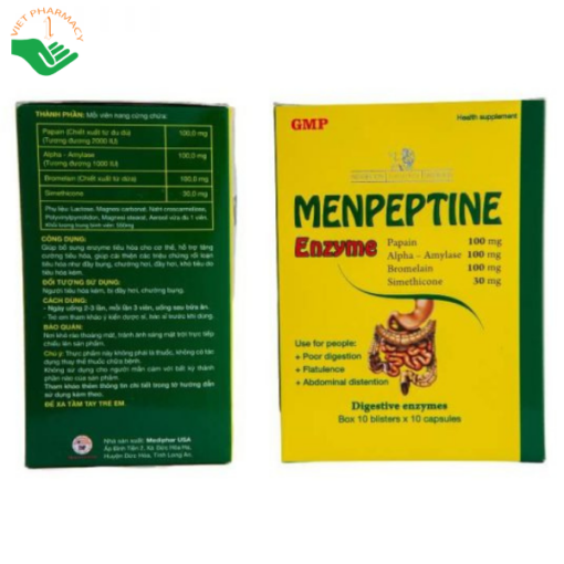 Men tiêu hóa Menpeptine Enzyme