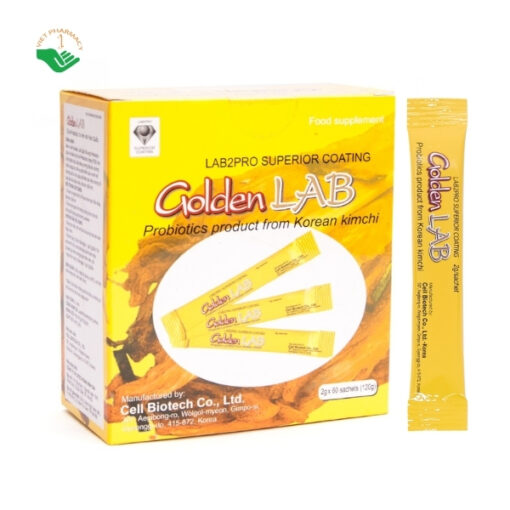 Men vi sinh Golden Lab (Hộp 60 gói)