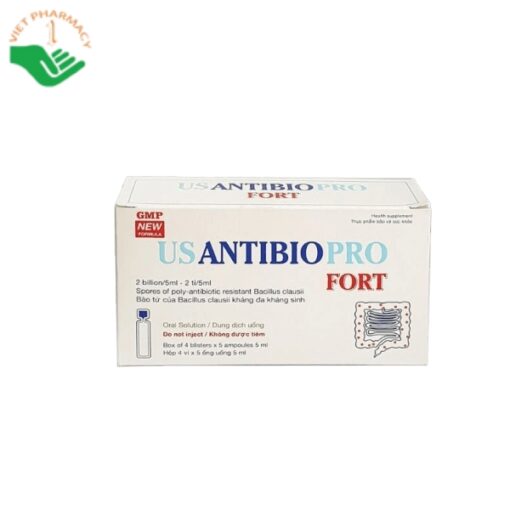 Men vi sinh Usantibiopro Fort hỗ trợ cải thiện hệ tiêu hóa