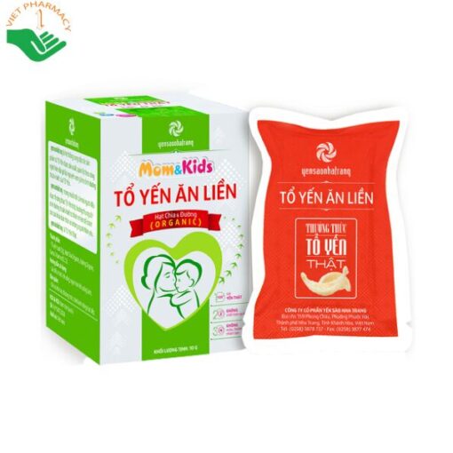 MOM&KIDS – TỔ YẾN ĂN LIỀN HẠT CHIA ĐƯỜNG ORGANIC