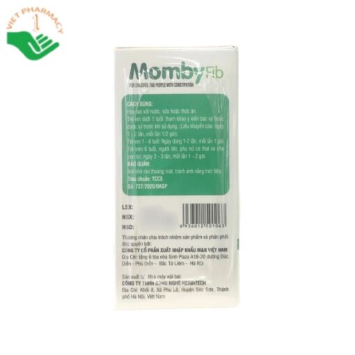 Momby Fib điều trị táo bón giúp trẻ ăn ngon