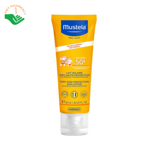 Kem chống nắng Mustela Very High Protection Sun Lotion SPF 50+