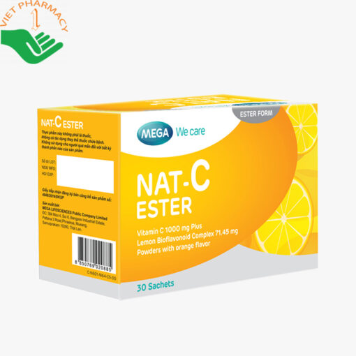 Nat-C Ester 1000mg bổ sung Vitamin C, tăng đề kháng