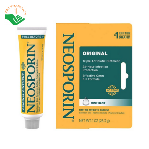 Kem mỡ kháng sinh Neosporin Pain Relief Ointment 14.2g