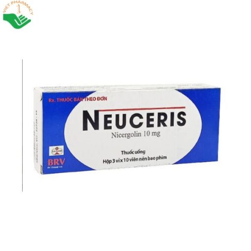 Neuceris 10mg - Điều trị rối loạn tuần hoàn não