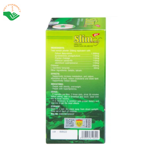 Viên uống hỗ trợ giảm cân Slim Body