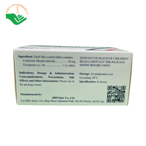 NewZocet Cetirizine 10mg