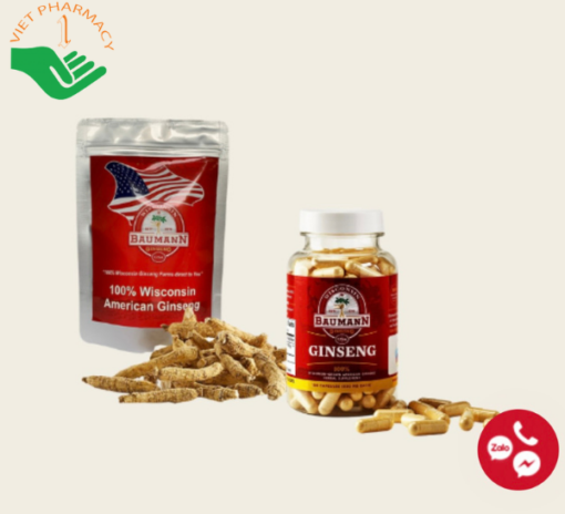 Nhân sâm Mỹ Wisconsin Baumann Ginseng USA