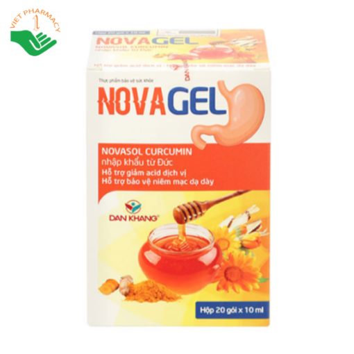 Novagel Dân Khang -  Hỗ trợ bảo vệ niêm mạc dạ dày, giảm acid dịch vị