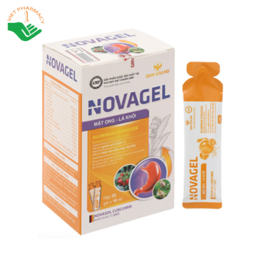 Novagel Dân Khang -  Hỗ trợ bảo vệ niêm mạc dạ dày, giảm acid dịch vị