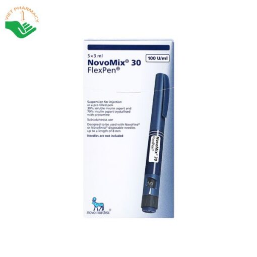 NovoMix 30 Flexpen hộp 5 cây bút tiêm Insulin trị tiểu đường