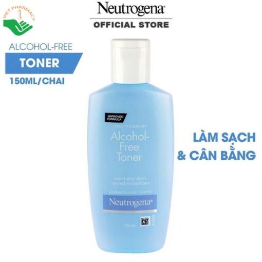 Nước hoa hồng không cồn Neutrogena Alcohol Free Toner 150ml