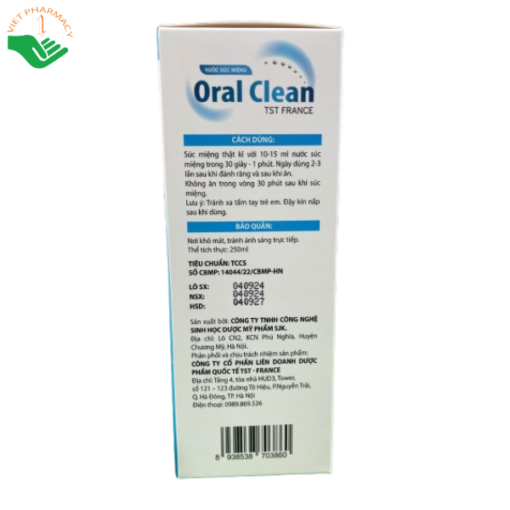 Nước súc miệng Oral Clean