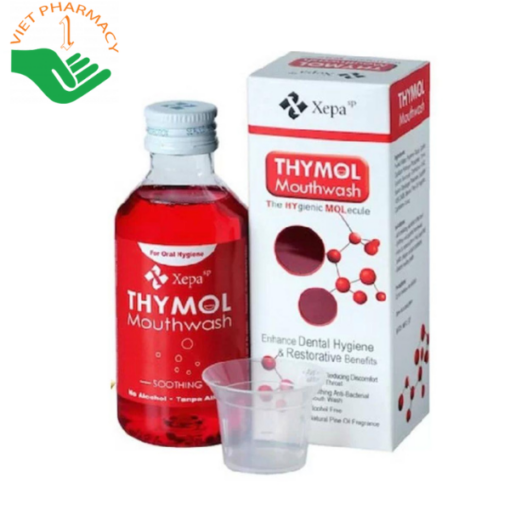 Nước súc miệng Thymol Mouthwash kháng khuẩn đường hô hấp