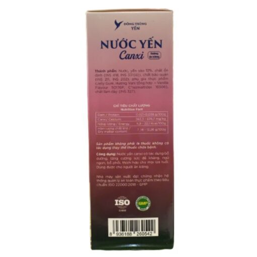 Nước yến canxi