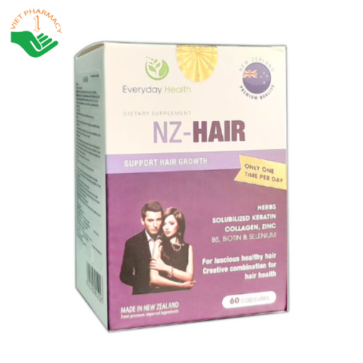 Viên uống NZ-Hair - Giúp tóc mọc nhanh trở lại bóng đẹp và chắc khỏe