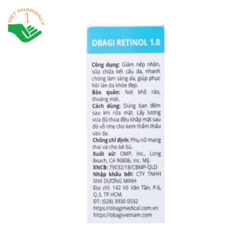 Kem dưỡng Obagi Retinol 1.0