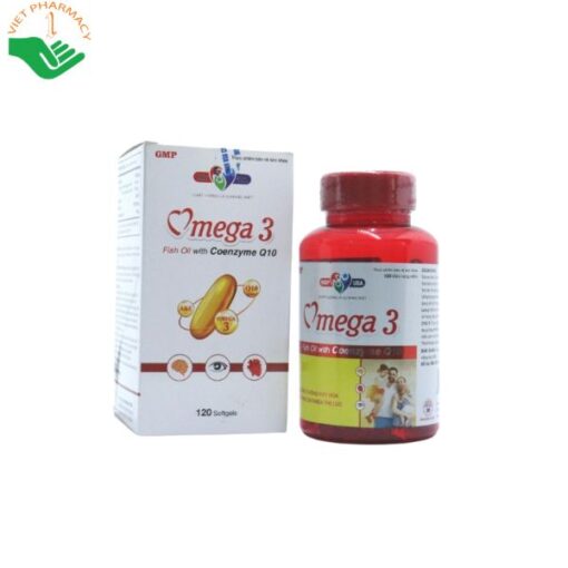 Viên dầu cá Omega 3 Fish Oil with Coenzyme Q10 (Mediphar USA)