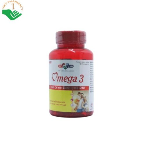 Viên dầu cá Omega 3 Fish Oil with Coenzyme Q10 (Mediphar USA)