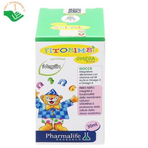 FITOBIMBI OMEGA JUNIOR - HỖ TRỢ PHÁT TRIỂN NÃO BỘ