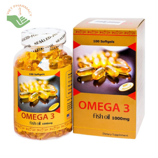 Dầu cá Omega 3 1000mg Sirio Pharma (Hộp 100 viên)