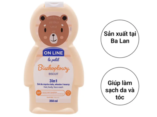 Tắm gội cho trẻ ON LINE LE PETIT 350ml