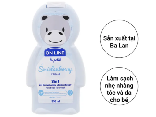 Tắm gội cho trẻ ON LINE LE PETIT 350ml