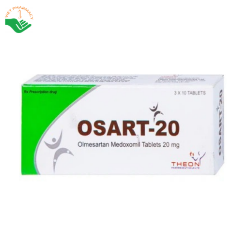 Thuốc Osart-20 - điều trị tăng huyết áp và xơ vữa động mạch