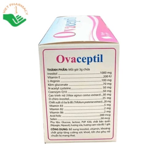 Ovaceptil hỗ trợ bổ trứng tăng khả năng thụ thai