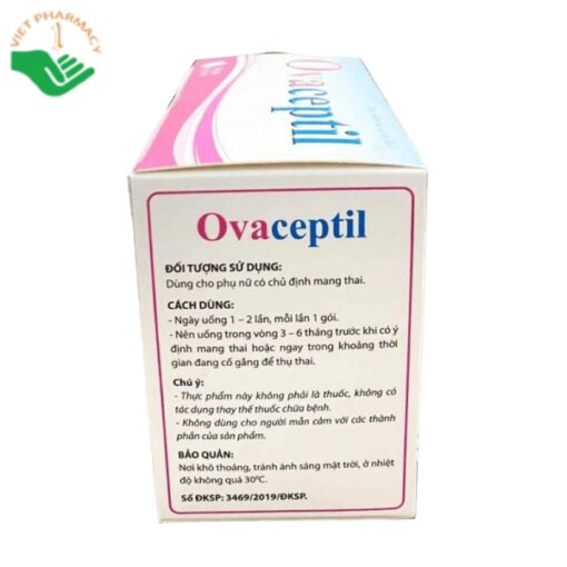 Ovaceptil hỗ trợ bổ trứng tăng khả năng thụ thai