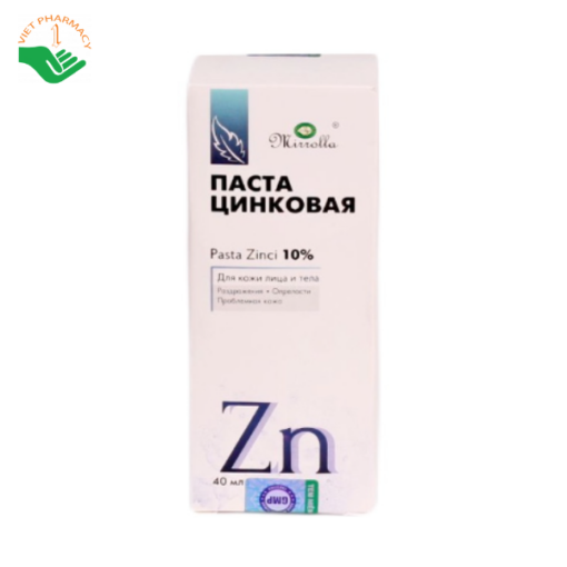 Kem bôi ngoài da Paste with Zinc, Mirolla dành cho mặt và cơ thể