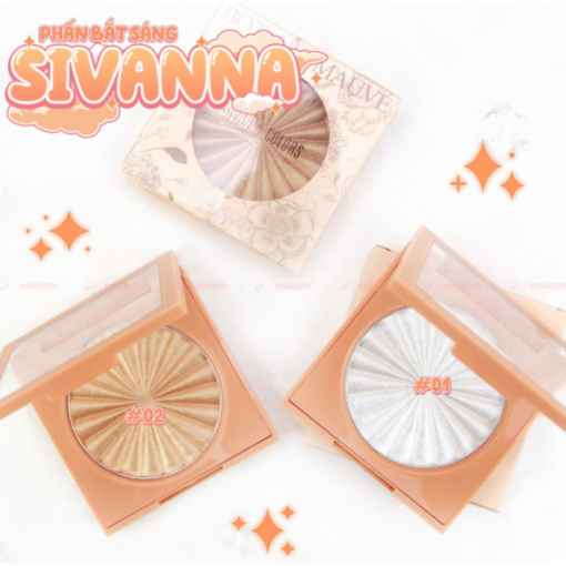 Phấn bắt sáng Sivanna Botanic Mauve illuminating Highlighter