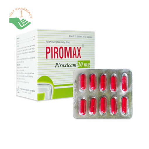 Thuốc giảm đau, kháng viêm Piromax 20mg