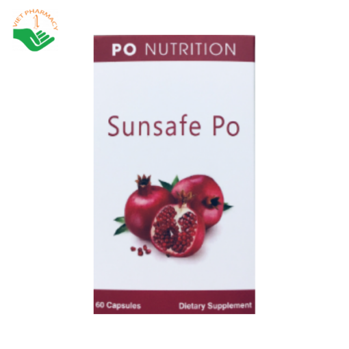 Viên uống chống nắng, đẹp da Po Nutrition Sunsafe Po