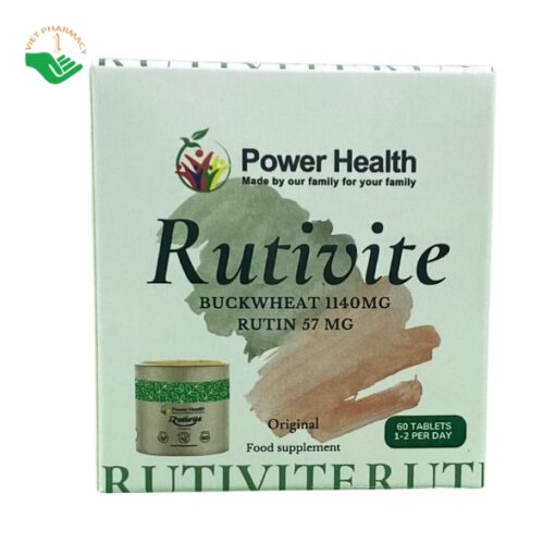 Viên uống tăng cường sức bền thành mạch Power Health Rutivite