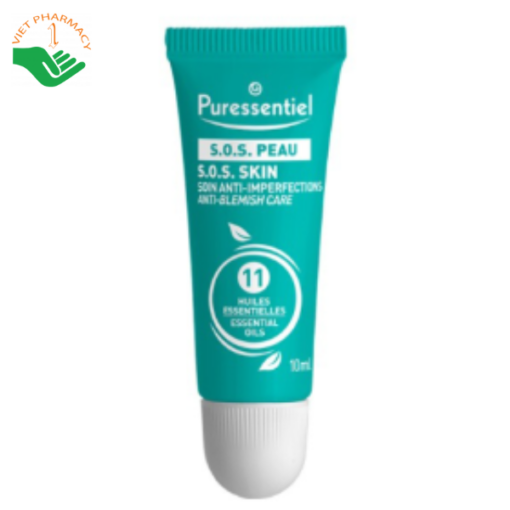 Dưỡng da hỗ trợ trị mụn Puressentiel SOS Peau Soin Anti-Imperfections