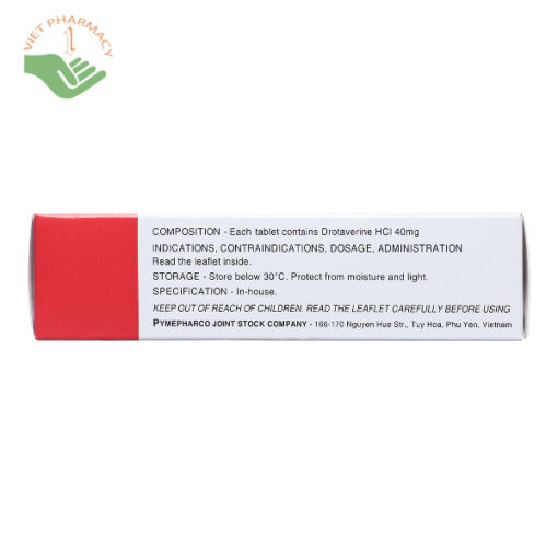 Thuốc Pymenospain Drotaverine 40mg