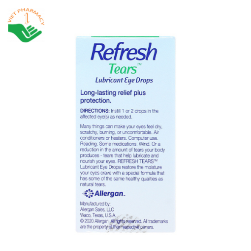 Thuốc nhỏ mắt Refresh Tears Allergan