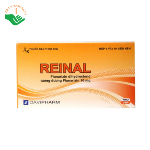 Reinal 10mg - Điều trị dự phòng đau nửa đầu