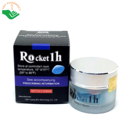 Rocket 1h - Hỗ trợ tăng cường sinh lý nam hộp 10 viên