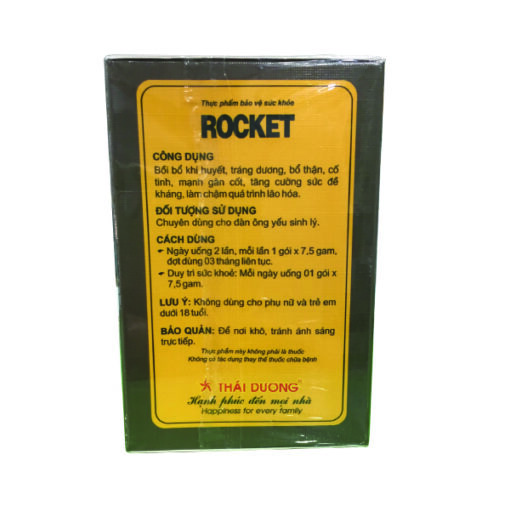 Tăng cường sinh lý Rocket Sao Thái Dương (Hộp 10 gói)