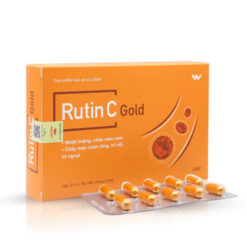 Rutin C Gold hỗ trợ trị nhiệt miệng, chảy máu cam, trĩ