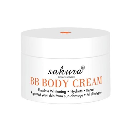 Kem dưỡng trắng da trang điểm nhẹ toàn thân SAKURA BB BODY CREAM