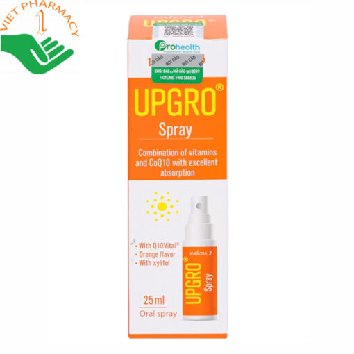 Xịt Upgro Spray bổ sung Vitamin tăng sức đề kháng 25ml